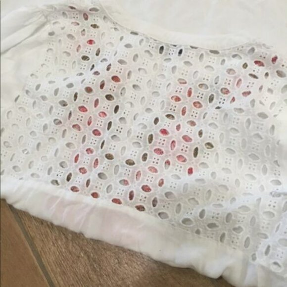 EUC Andree by Unit Beautiful Cream Embroidered Tunic Small - Picture 5 of 5